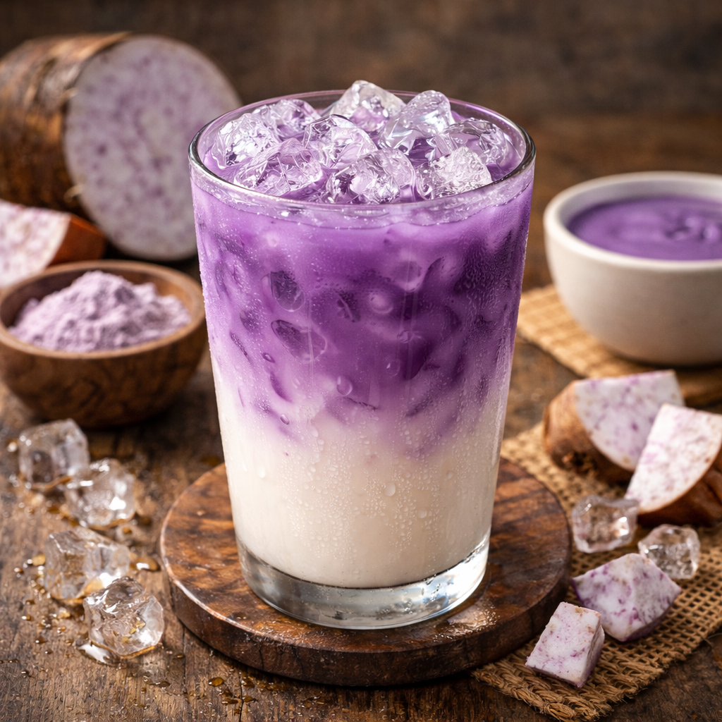 Ice Taro Latte